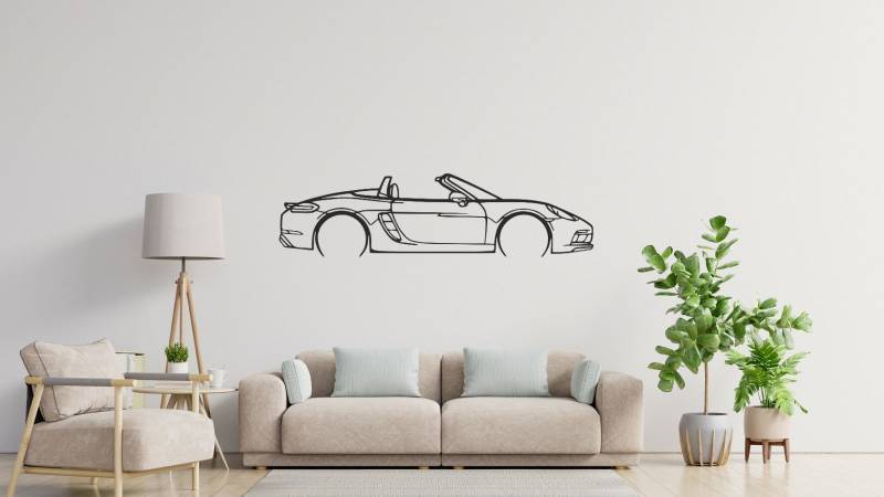 Plaque mural porsche 718 GTS