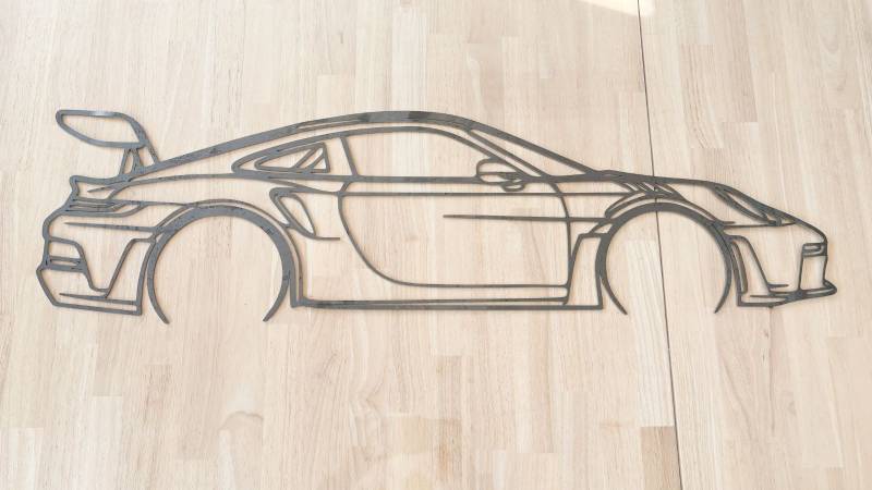 Porsche découpe laser